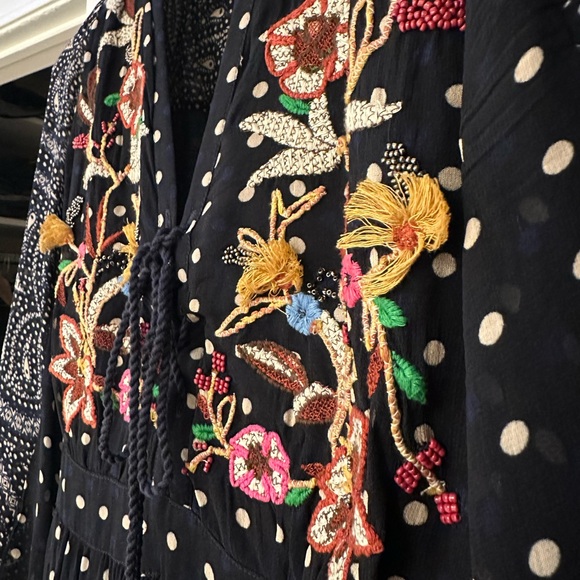 Anthropologie Maeve navy boho dress size 4 - Picture 9 of 9